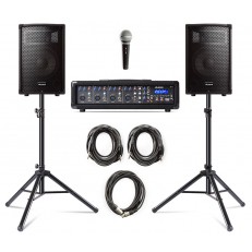  ALESIS PA SYSTEM IN A BOX BUNDLE