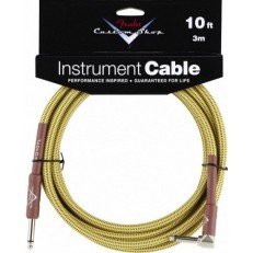 FENDER CUSTOM SHOP PERFORMANCE CABLE 10 ANGLED TW