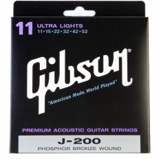 Gibson SAG-J200UL PREMIUM PHOS BRONZE 011-052
