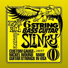 Струны для 6-стр.бас-гитары 20-90 Ernie Ball Inc. P02837