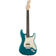 Электрогитара Fender American Elite Stratocaster HSS Shawbucker Ebony Ocean Turquoise